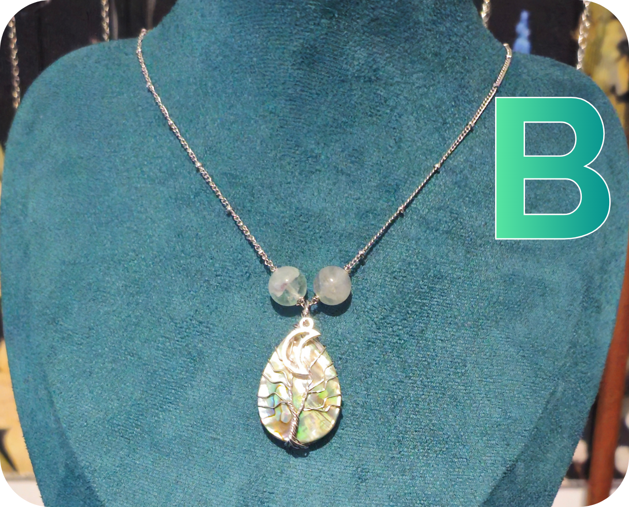 Collier Lune Irisée