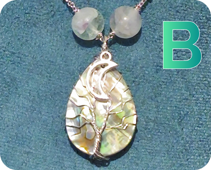 Collier Lune Irisée