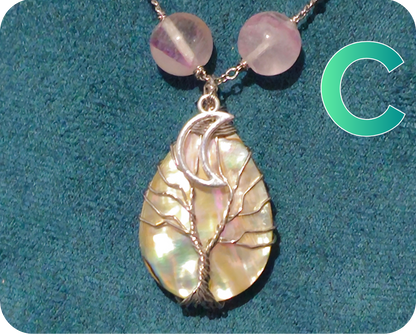 Collier Lune Irisée