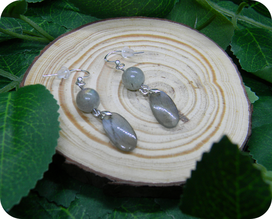 Boucles d'Oreilles Pétales Mystiques