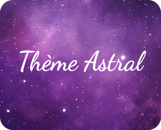 Thème Astral Personnalisé (par e-mail – PDF)