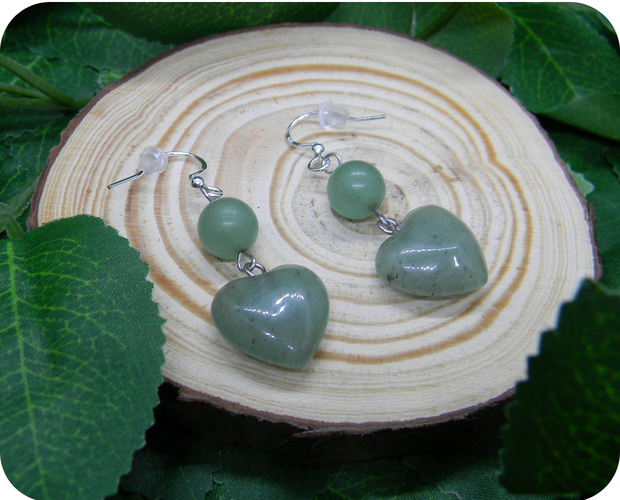 Boucles d'Oreilles Coeurs de Forêt