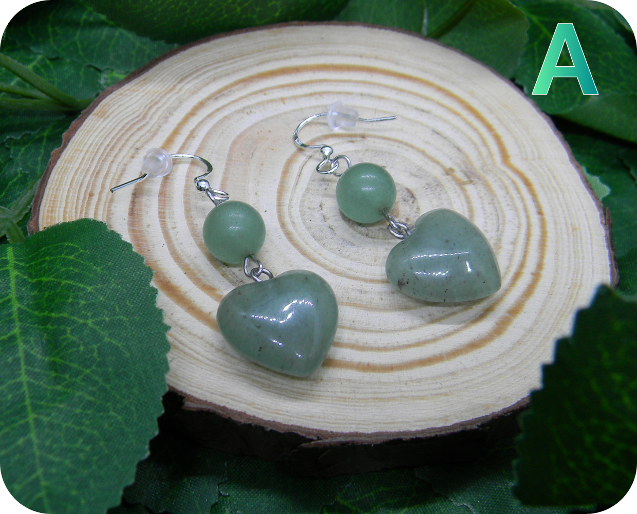 Boucles d'Oreilles Coeurs de Forêt