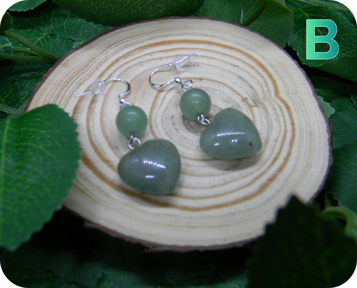 Boucles d'Oreilles Coeurs de Forêt