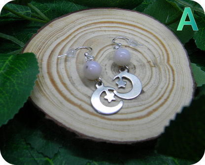 Boucles d'Oreilles Douces Lunes
