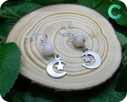 Boucles d'Oreilles Douces Lunes
