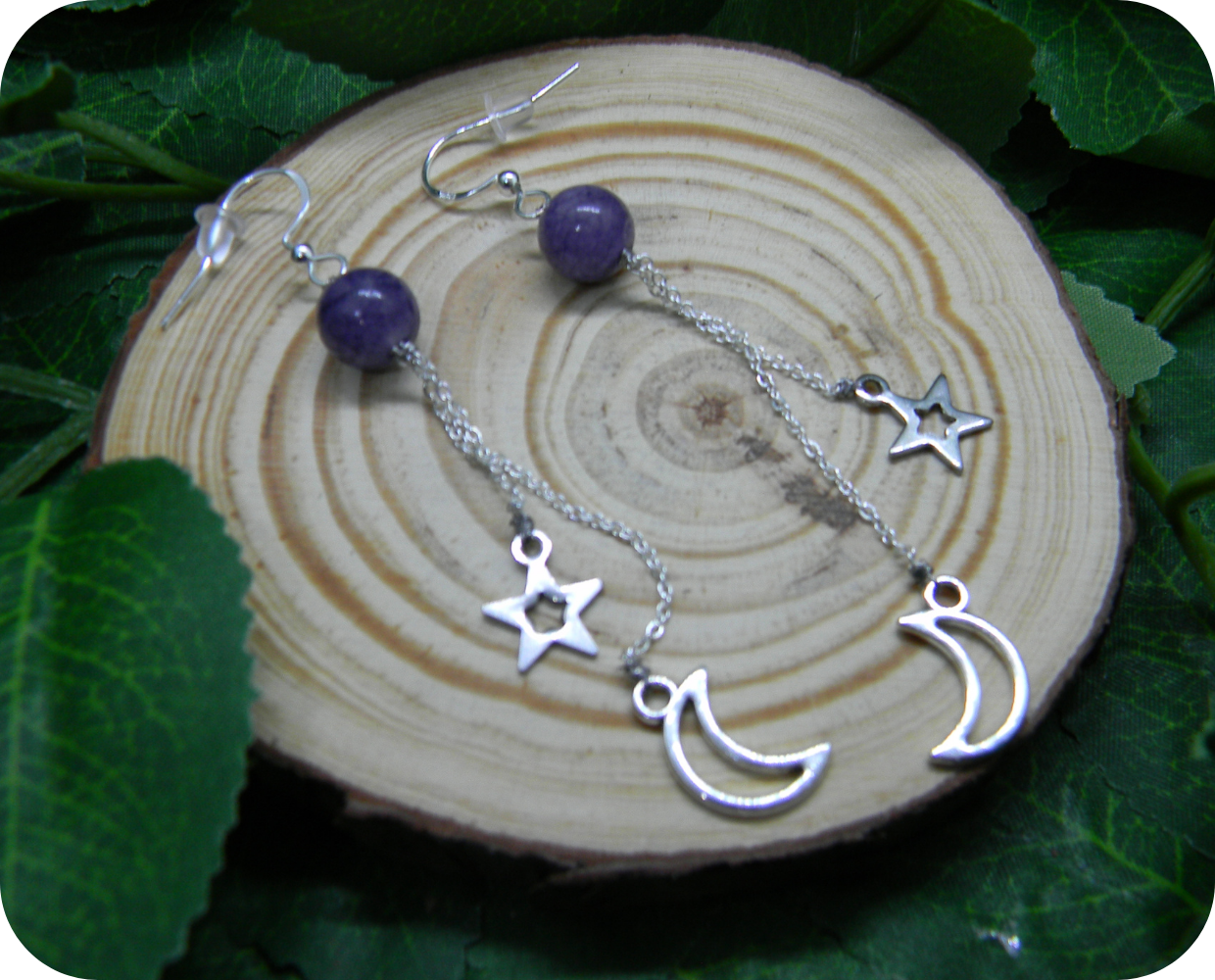 Boucles d'Oreilles Cascades Astrales