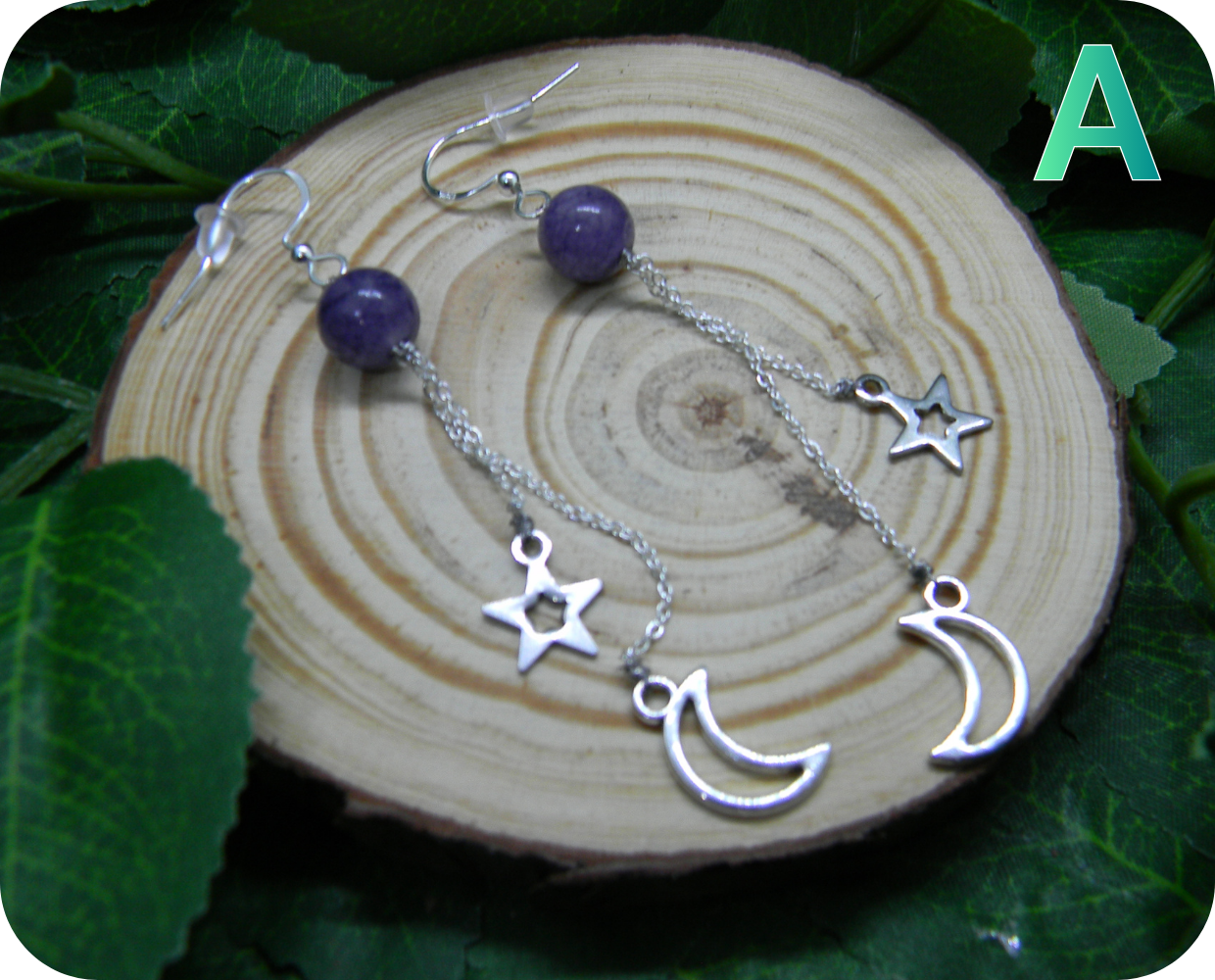 Boucles d'Oreilles Cascades Astrales