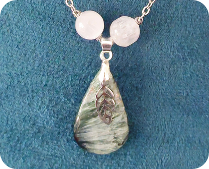 Collier Feuille Céleste