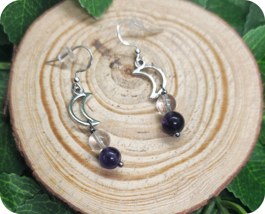 Boucles d'Oreilles Éclats lunaires