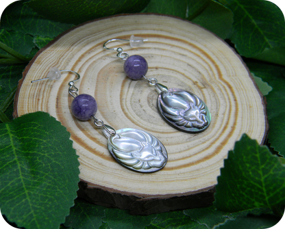 Boucles d'Oreilles Kitsune Nocturne