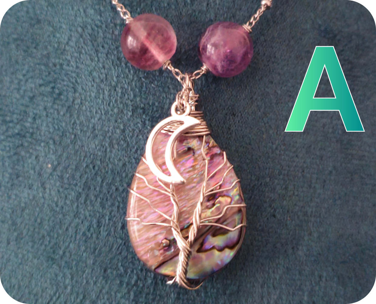 Collier Lune Irisée