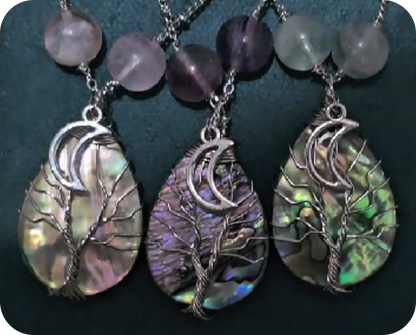 Collier Lune Irisée